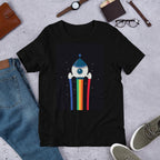 Space Rocket Half Sleeve T-Shirt — front view