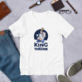 King Throne Half Sleeve T-Shirt — White