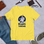 King Throne Half Sleeve T-Shirt — Yellow