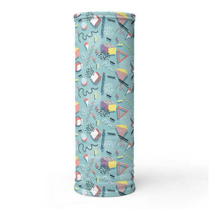 Memphis Pattern Neck Gaiter #Mint