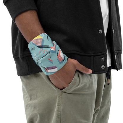 Memphis Pattern Neck Gaiter #Mint