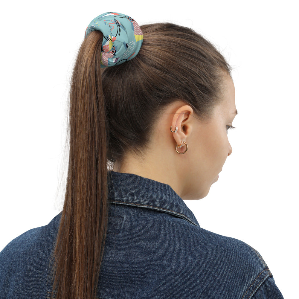 Memphis Pattern Neck Gaiter #Mint