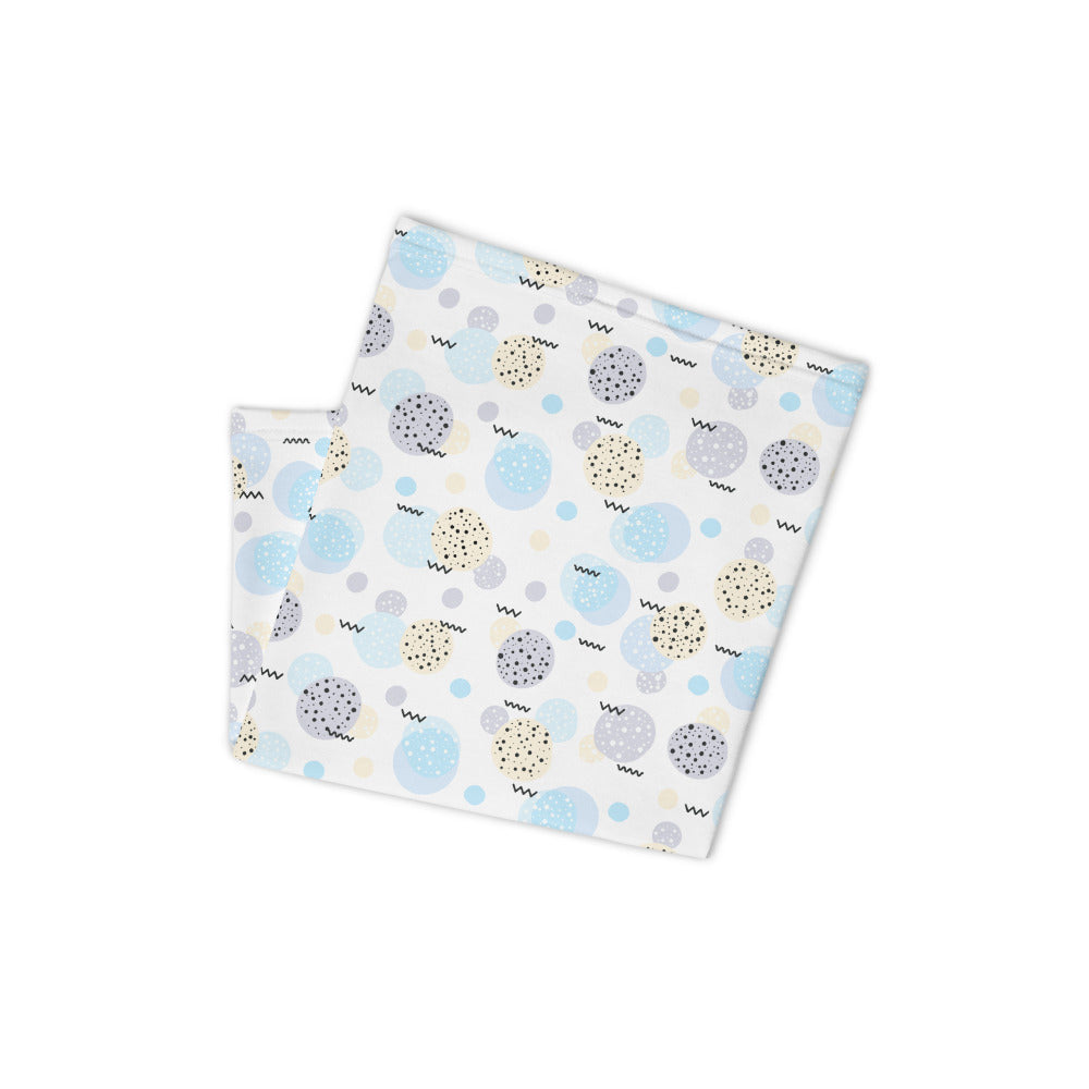 Memphis Pattern Neck Gaiter #Cream