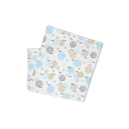 Memphis Pattern Neck Gaiter #Cream