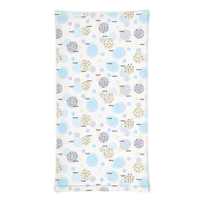 Memphis Pattern Neck Gaiter #Cream