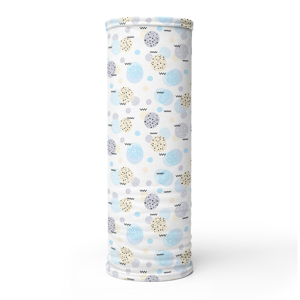 Memphis Pattern Neck Gaiter #Cream