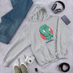 Alien Facepalm Unisex Hooded Sweatshirt — Sport Grey