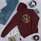 Aliens In Basement Unisex Hooded Sweatshirt — Maroon