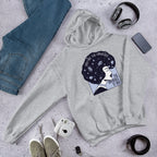 Universe Girl Unisex Hooded Sweatshirt — Sport Grey