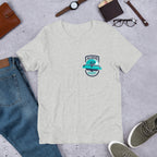 Alien Exist Half-Sleeve Unisex T-Shirt — Grey
