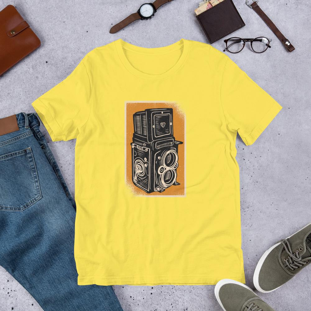 Vintage Rolleiflex Camera Half Sleeve T-Shirt