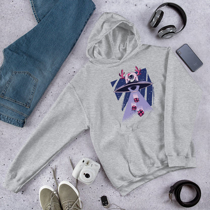 Alien Santa Unisex Hooded Sweatshirt
