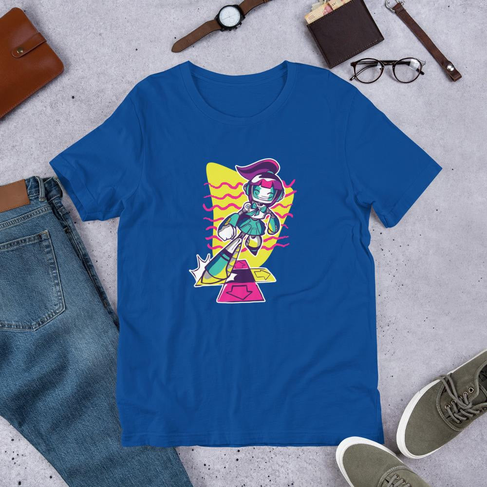 Dancing Robot Half Sleeve T-Shirt — True Royal