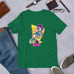 Dancing Robot Half Sleeve T-Shirt — Kelly