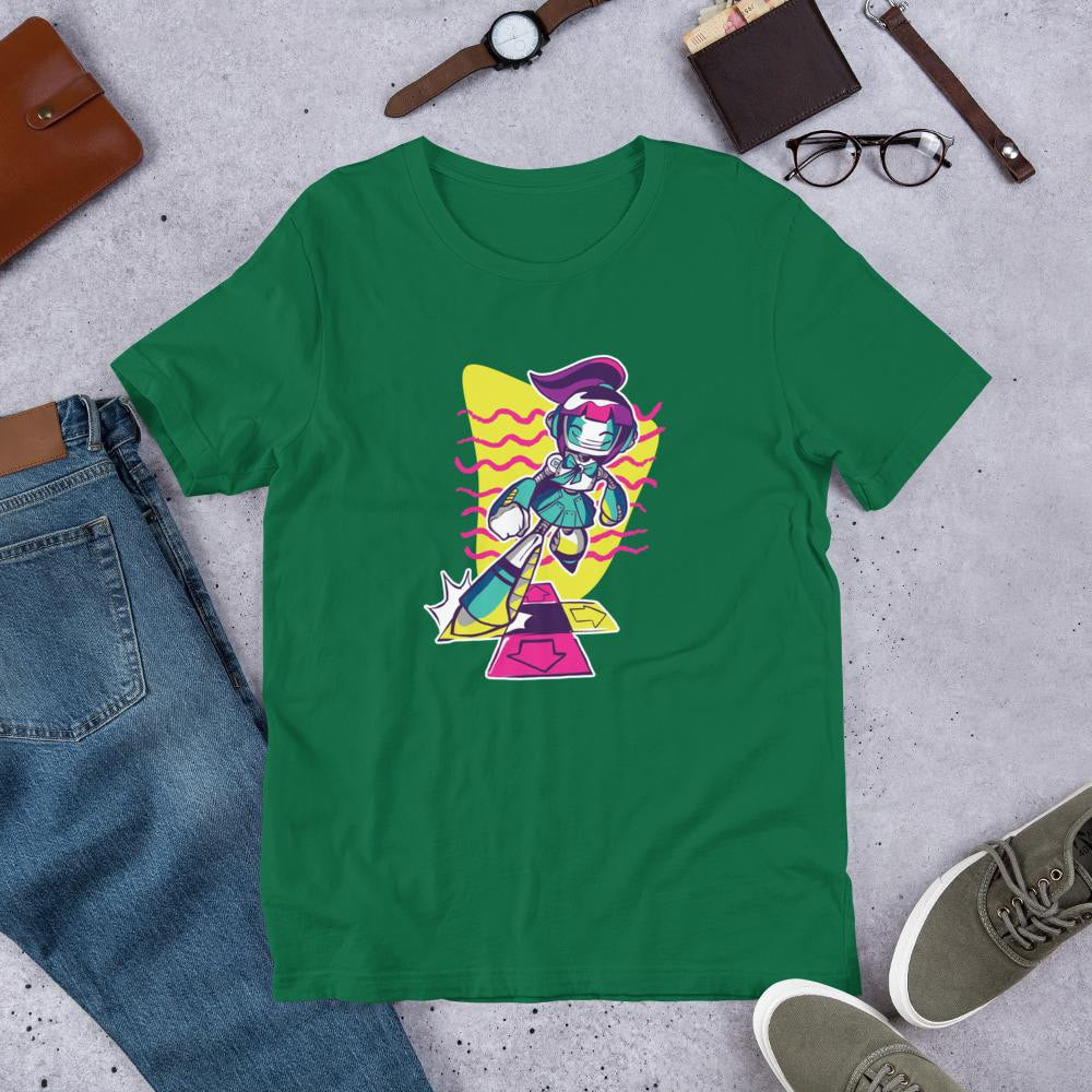 Dancing Robot Half Sleeve T-Shirt — Kelly