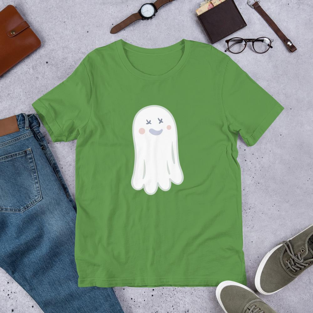 Ghost Halloween Unisex Half-Sleeve T-Shirt #Plus-sizes