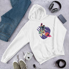 Alien baseball Unisex Hooded Sweatshirt — White