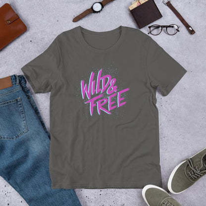 Wild & Free Half-Sleeve T-Shirt
