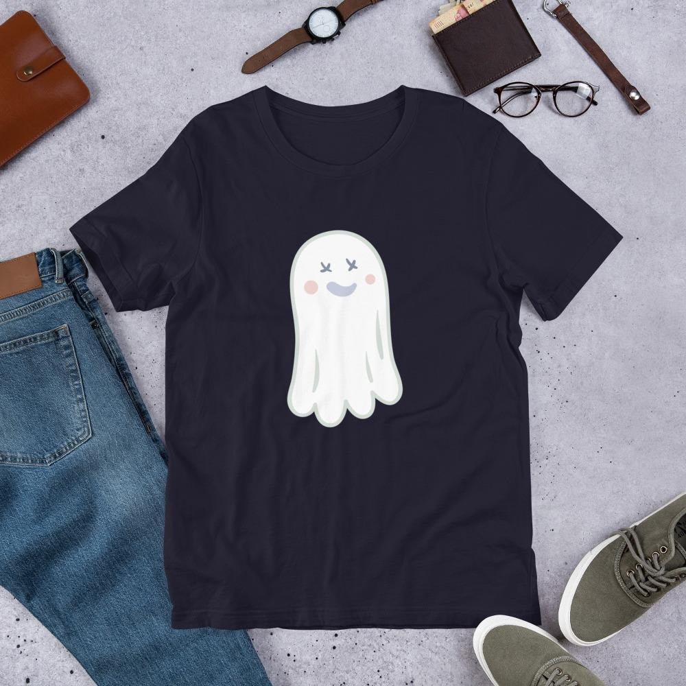 Ghost Halloween Half-Sleeve T-Shirt