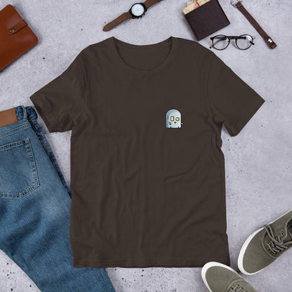 Ghost Half-Sleeve Unisex T-Shirt #Pocket-design