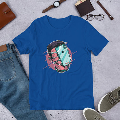 Face Hugger Phone Half-Sleeve T-Shirt