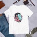 Face Hugger Phone Half-Sleeve T-Shirt — White