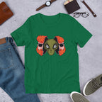Alien Hipster Unisex Half-Sleeve T-Shirt — Kelly