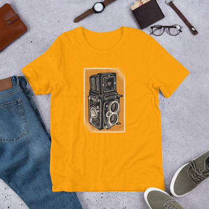 Vintage Rolleiflex Camera Half Sleeve T-Shirt