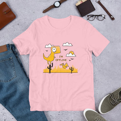 I'm Offline Half -Sleeve T-Shirt