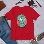 Alien Facepalm Unisex Half -Sleeve T-Shirt — Red