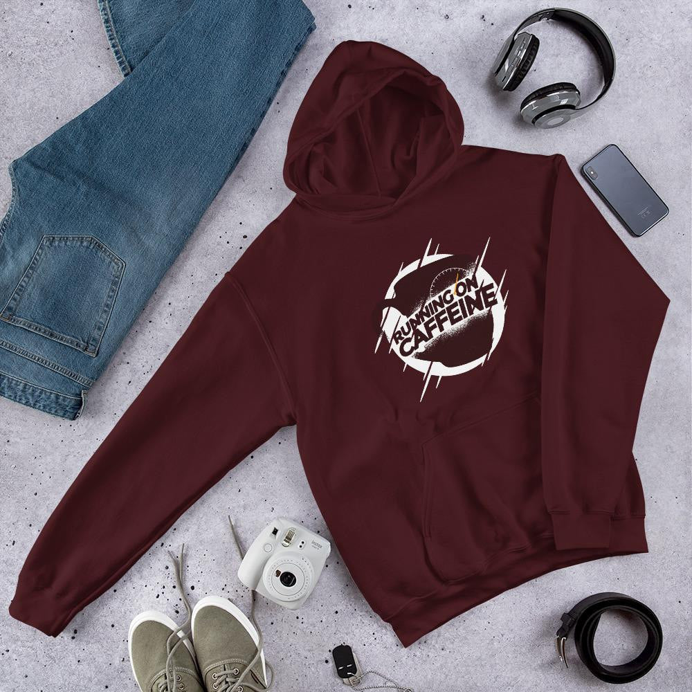 Running On Caffeine Unisex Hooded Sweatshirt