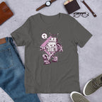 Happy Robot Half Sleeve T-Shirt — Asphalt