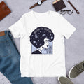 Universe Girl Half-Sleeve T-Shirt — White