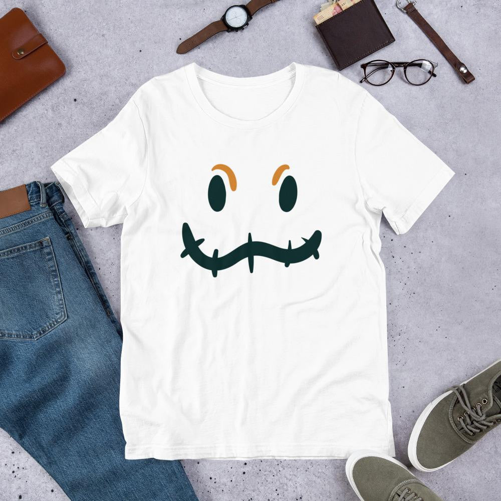 Creepy Halloween Unisex Half-Sleeve T-Shirt #Plus-sizes