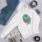 Alien Facepalm Unisex Hooded Sweatshirt — White