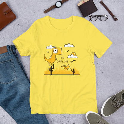 I'm Offline Half -Sleeve T-Shirt