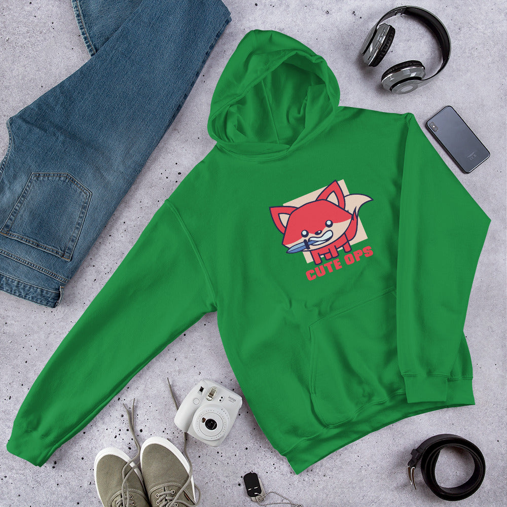 Cute Fox Unisex Hooded Sweatshirt