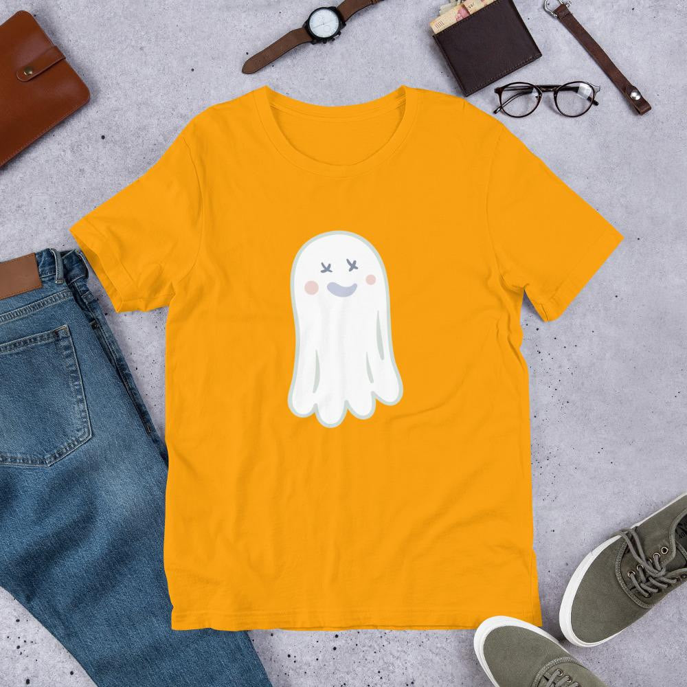 Ghost Halloween Half-Sleeve T-Shirt
