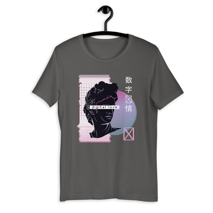 Vaporwave Digital Love Half-Sleeve Unisex T-Shirt #Plus-sizes