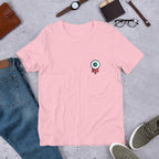 Bleeding Eye Half-Sleeve Unisex T-Shirt — detail view 7