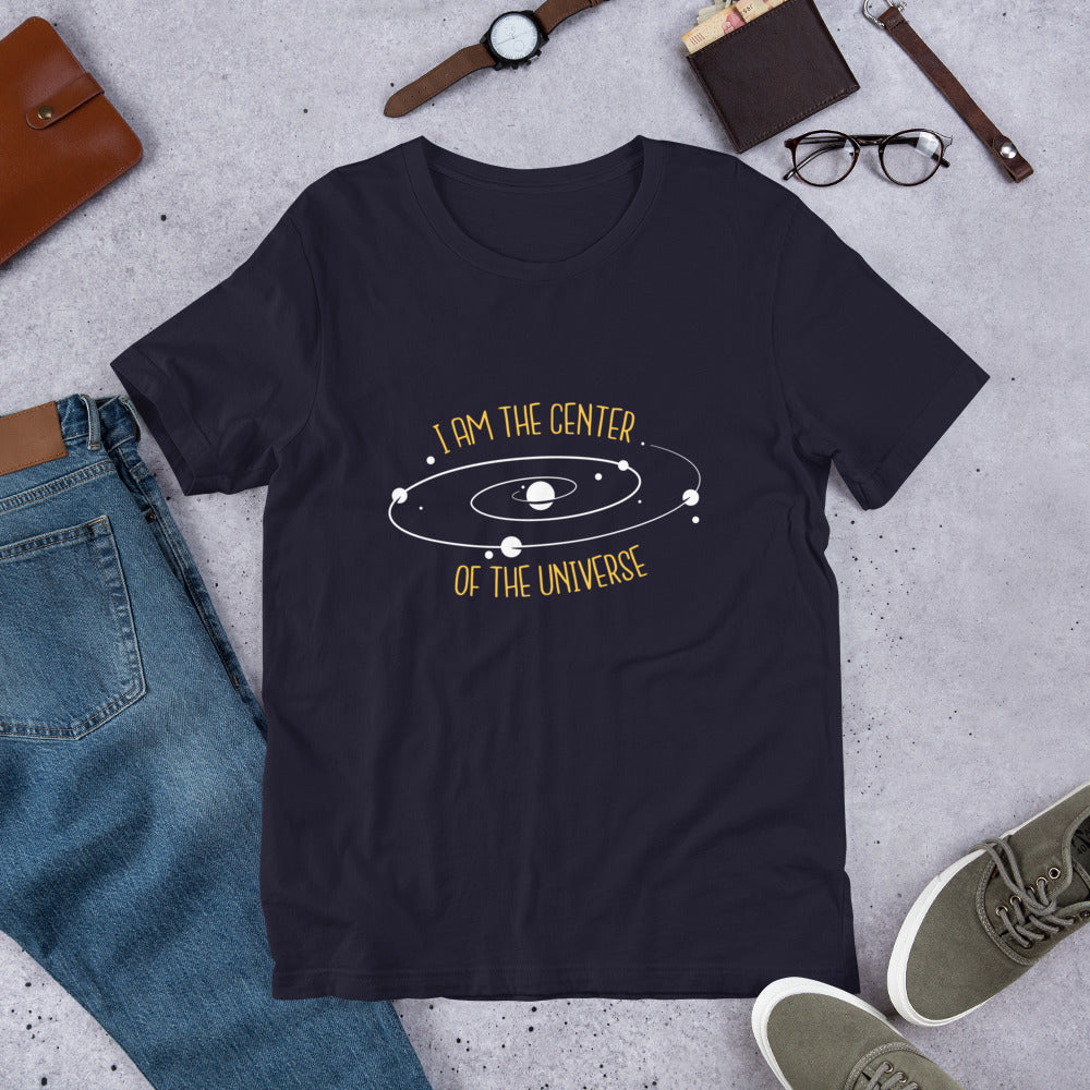 Center Of The Universe Half-Sleeve T-Shirt — Navy