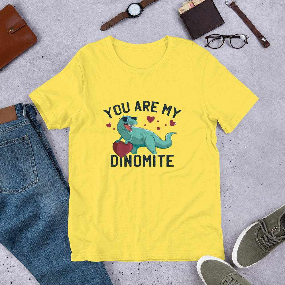 Dinomite Half-Sleeve T-Shirt — Yellow