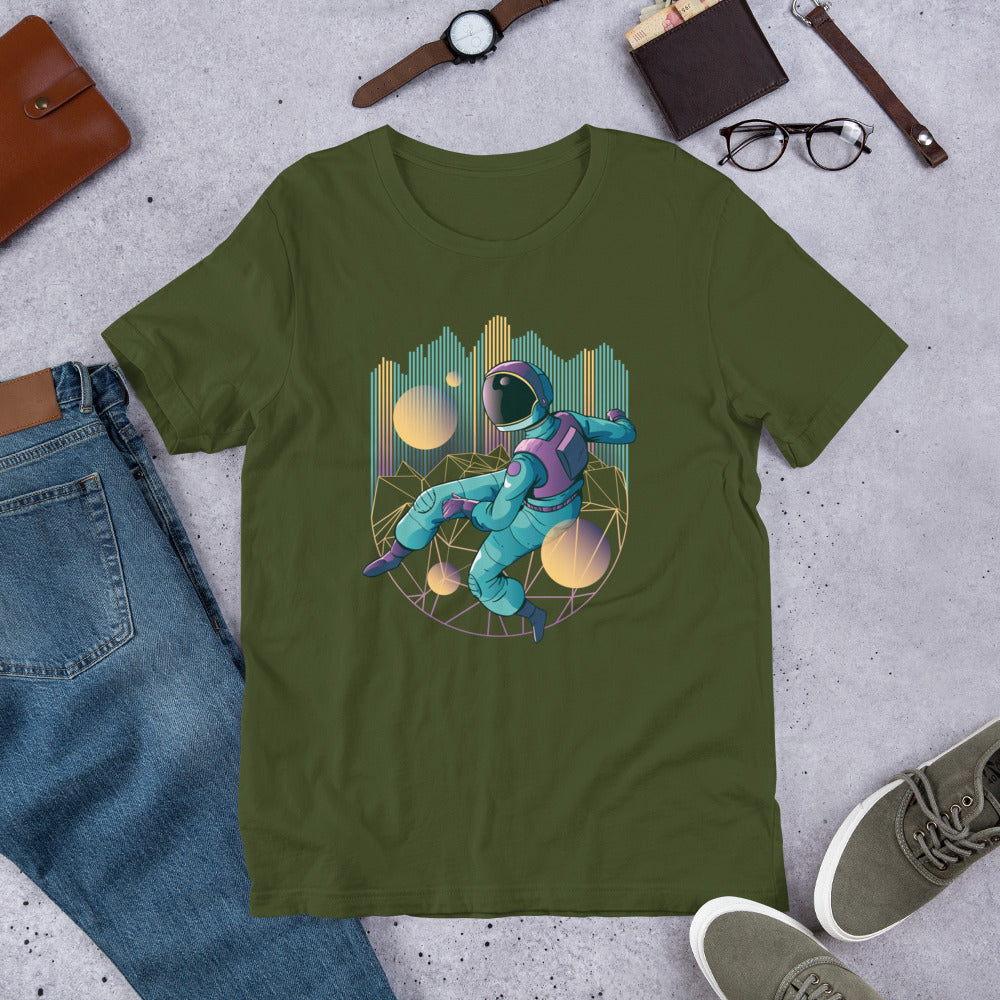 Techno Astronaut Half-Sleeve T-Shirt