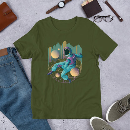 Techno Astronaut Half-Sleeve T-Shirt