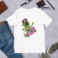 Alien Skater Half-Sleeve T-Shirt — White