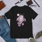 Happy Robot Half Sleeve T-Shirt — Black