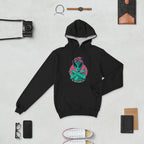 Alien Gangsta Champion Hoodie — Black