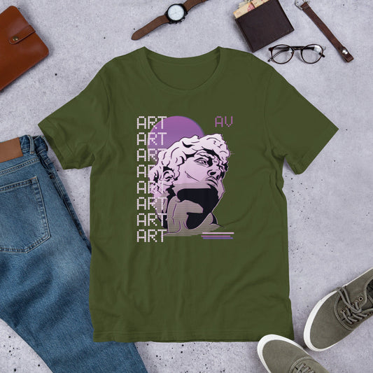 Vaporwave Art Half-Sleeve T-Shirt