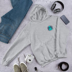 Humans Aren't Real Unisex Hooded Sweatshirt — Sport Grey