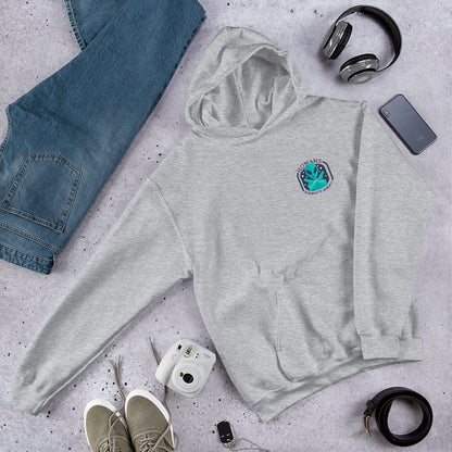Humans Aren't Real Unisex Hooded Sweatshirt #Pocket-design
